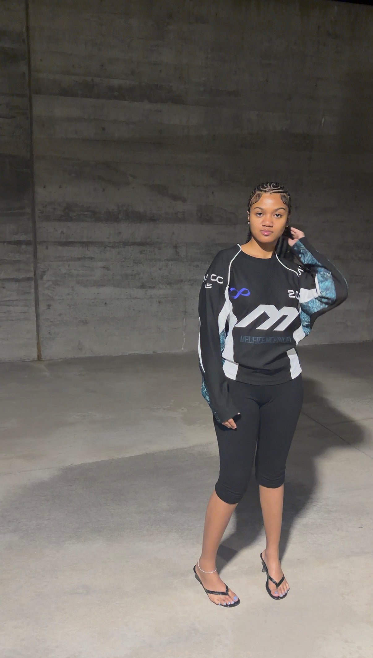 M&M Collection Racing Jersey - Aqua
